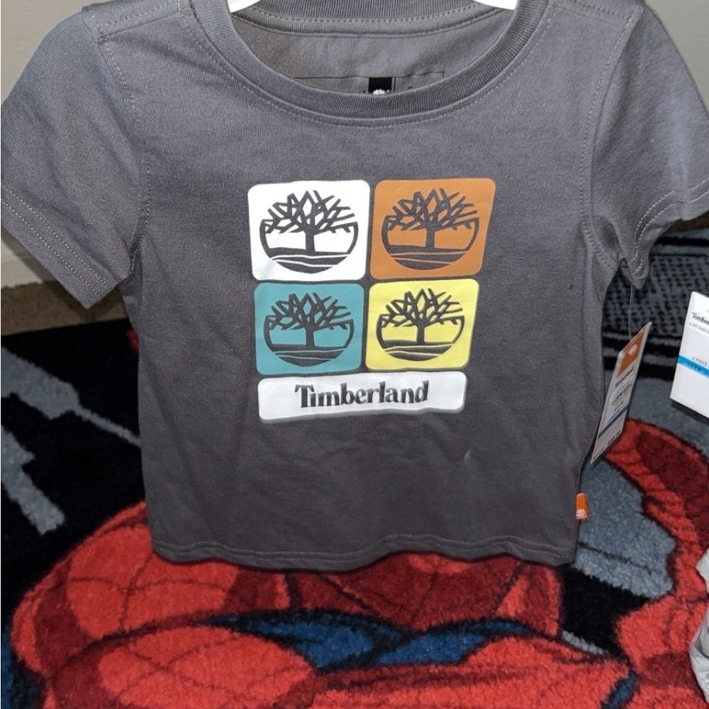 Timberland Kids Multicolor Graphic Tee